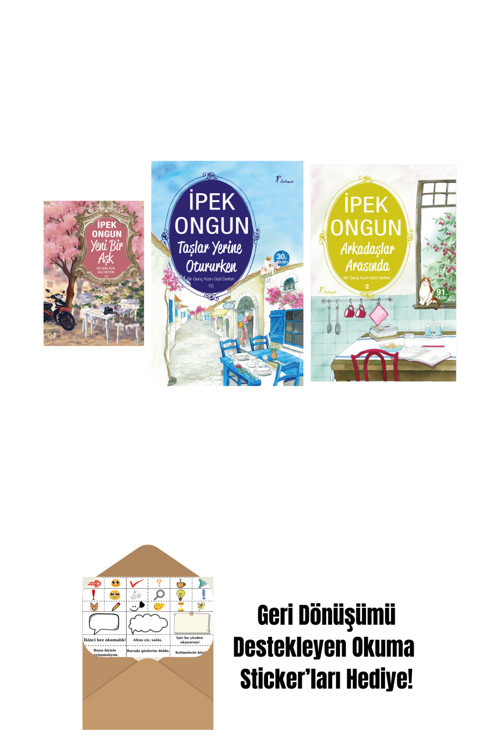 Artemis Yayınları İpek Ongun 3 Kitap Set + Okuma Sticker'Ları