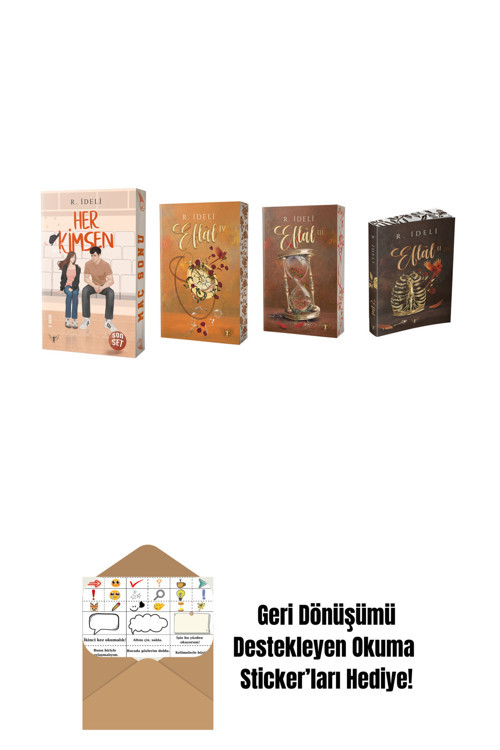 Artemis Yayınları R. İdeli 4 Kitap Set + Okuma Sticker'Ları