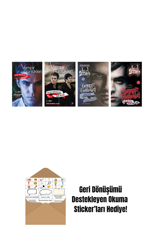 Artemis Yayınları L. J. Smith 4 Kitap Set + Okuma Sticker'Ları