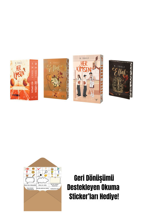 Artemis Yayınları R. İdeli 4 Kitap Set + Okuma Sticker'Ları