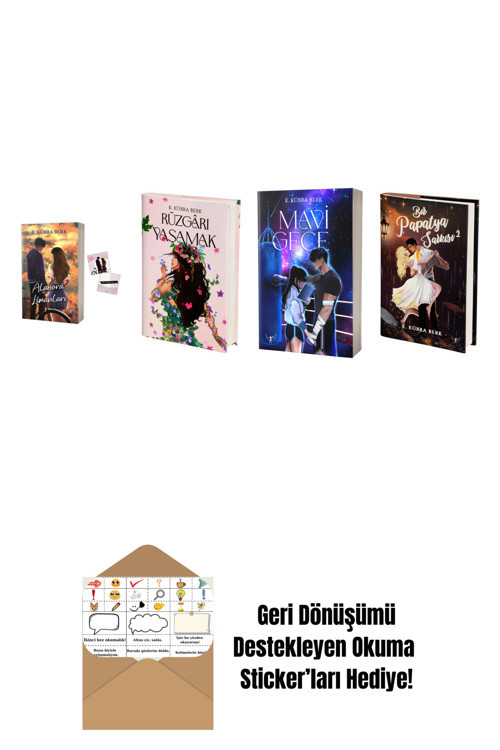 Artemis Yayınları K. Kübra Berk 4 Kitap Set + Okuma Sticker'Ları