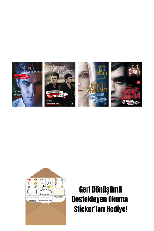 Artemis Yayınları L. J. Smith 4 Kitap Set + Okuma Sticker'Ları