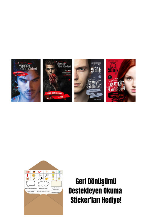 Artemis Yayınları L. J. Smith 4 Kitap Set + Okuma Sticker'Ları