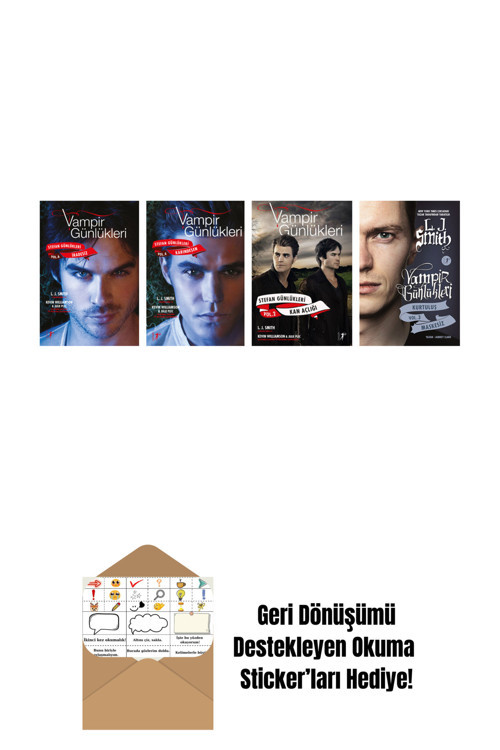Artemis Yayınları L. J. Smith 4 Kitap Set + Okuma Sticker'Ları