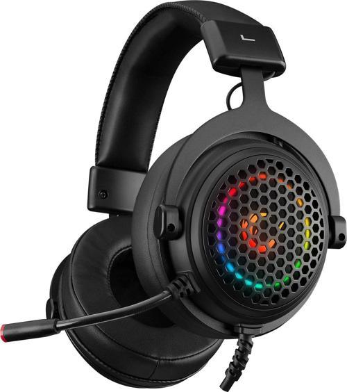 MAJESTY Siyah RGB Led 7.1 Surround Sound System Gaming Mikrofonlu Oyuncu Kulaklığı