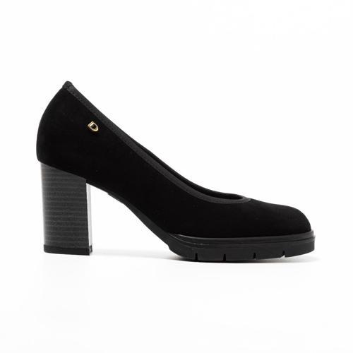Kadın Oxford ( Klasik) 483700DP Donna Serena 3700DP CAMOSCIO PELLE Nero