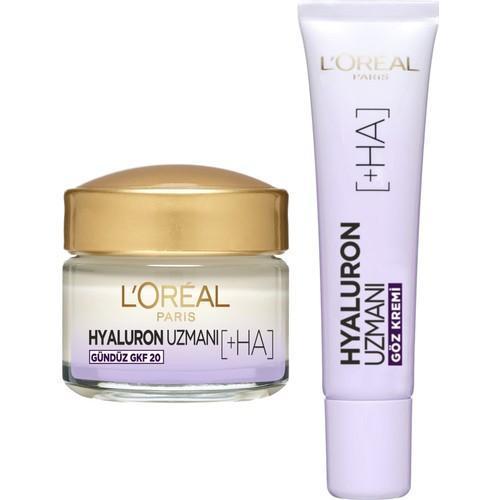 L'oreal Paris Loreal Hyaluron Uzmanı Cilt Nemlendirici Krem Göz + Hyaluron Cilt Dolgunlaştıran Neml