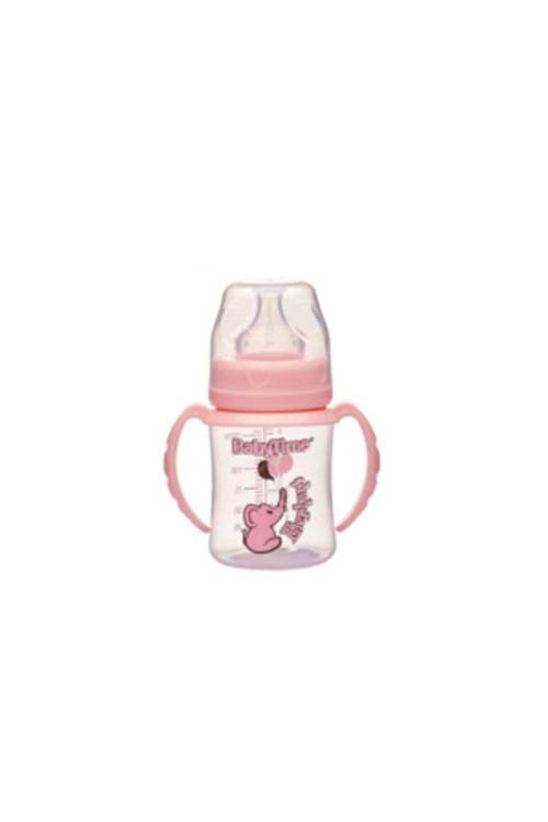 Baby Time Bt078 Geniş Ağız Kulplu Pp Biberon 150 Cc - Pembe