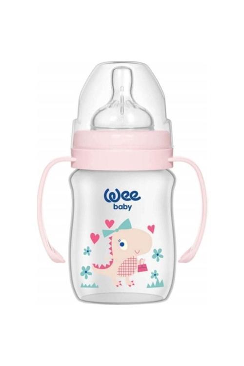 137 Klasik+ Geniş Ağızlı Kulplu Pp Biberon 150 Ml Pembe