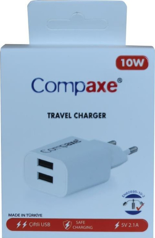 CTA-521D 5.2.1a 2USB 10W Usb Ev Şarj Kafa