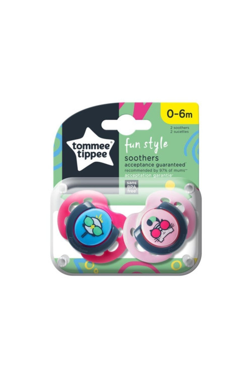 2X Fun Emzik 0-6 Ay Pembe