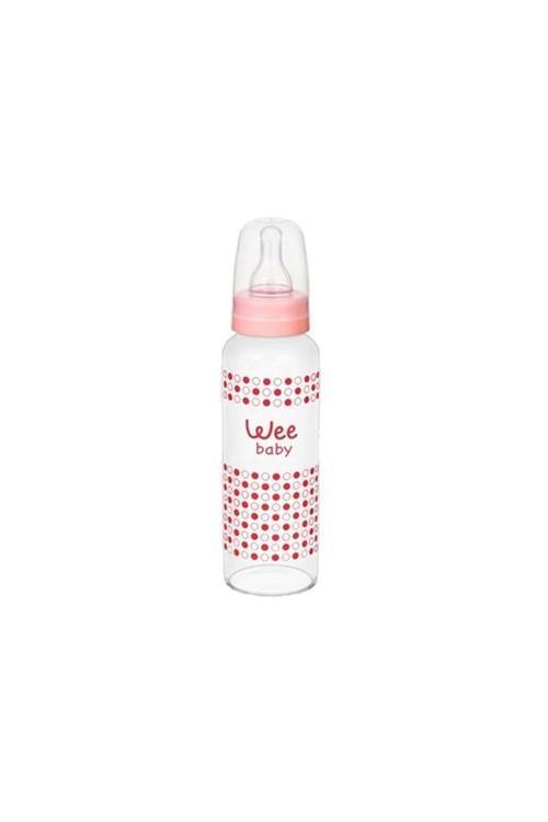 Isıya Dayanıklı Cam Biberon 240Ml / Pembe