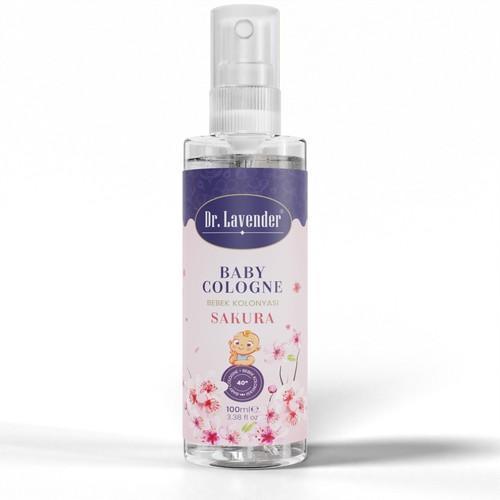Doğal Bitkisel Sakura Çiçeği Bebek Kolonyası 100 ml
