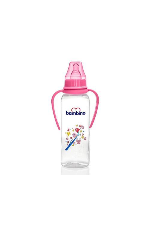 0 Ay Natural Pp Kulplu Biberon 250 Ml - Pembe
