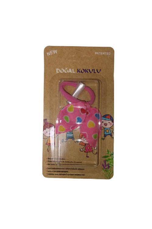 Stopper Bit Tokası Doğal Kokulu Pembe Sarı Kalp