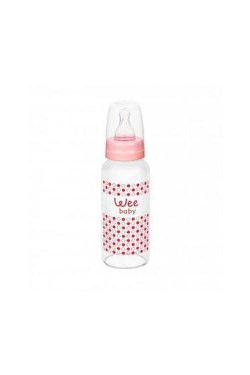 Isıya Dayanıklı Cam Biberon 180Ml /Pembe