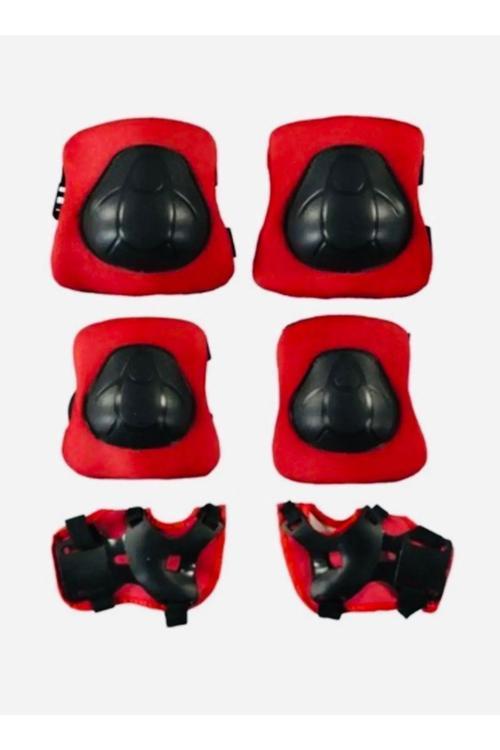 6'Lı Yüksek Korumalı Paten,Kaykay,Bisiklet Koruma Seti Dizlik Bileklik Dirseklik Koruyucu Set