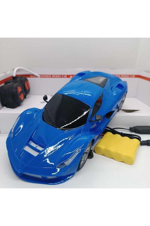 Uzaktan Kumandalı Şarjlı Araba Full Fonksiyon 26 Cm Ferrari 1:16 Ölçek Şık Tasarım Farlar Işıklı