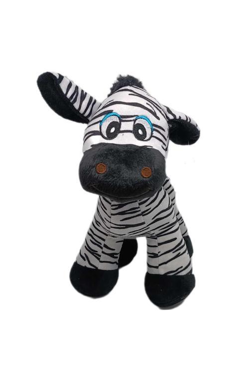 Sevimli Uyku Ve Oyun Arkadaşı Peluş Zebra Madagaskar 30 Cm Oyuncak