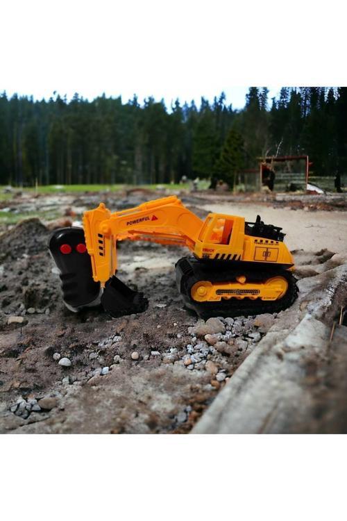 Uzaktan Kumandalı Çift Fonksiyon (İleri-Geri) 360 Derece Dönebilen Operatör Kepçe