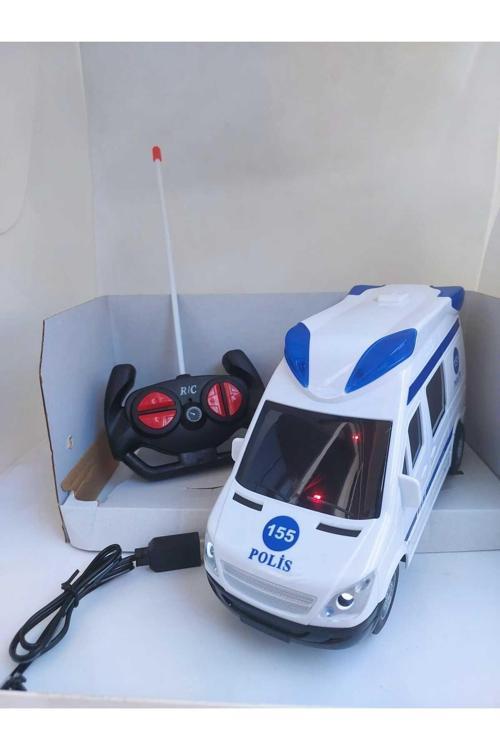 Oyuncak Polis Arabası Şarjlı Uzaktan Kumandalı Full Fonksiyon Sirenli 3D Işıklı Kaliteli Şarzlı