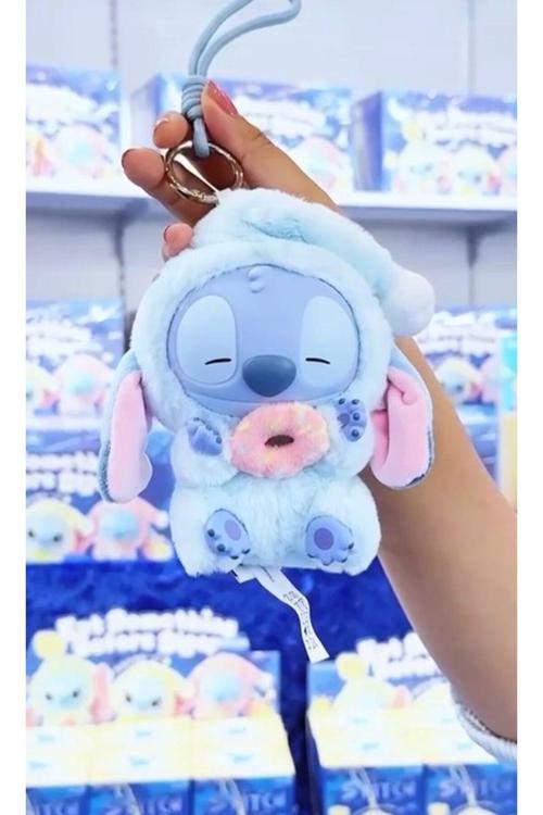 Peluş Koala Oyuncak Stich Sürpriz Paket Pelüş Stiç Labubu Askılı 15 Cm