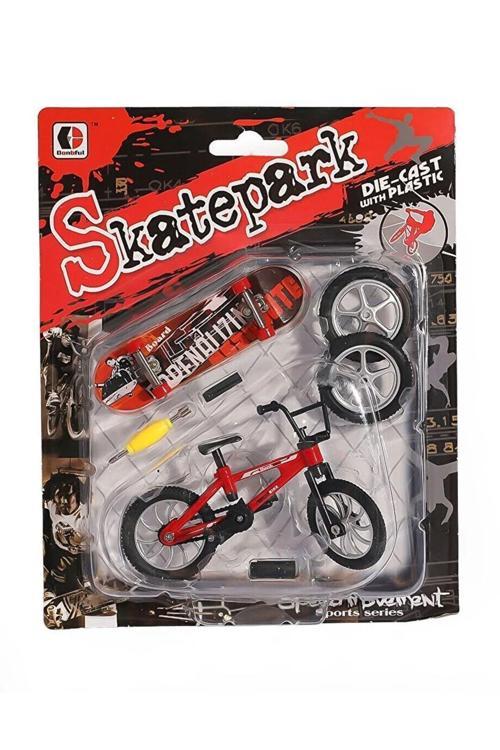 Donbful Finger Skateboard Parmak Kaykay Ve Bisiklet Oyun Seti Aksesuarlı