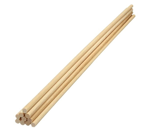 BS134 YUVARLAK AHŞAP ÇUBUK 30cmx3mm 30LU