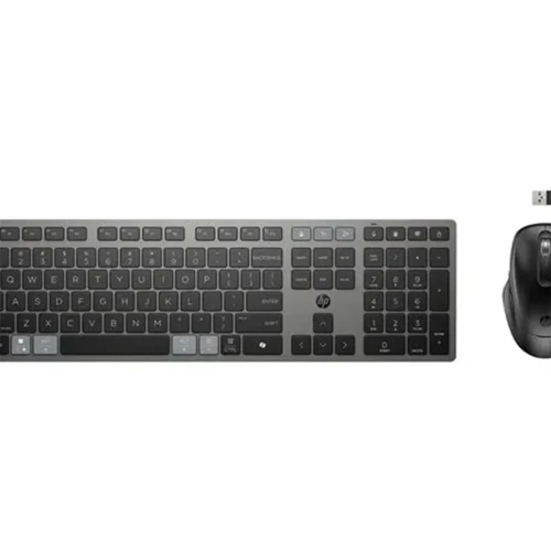 725 9T5B0Ut Çoklu Cihaz Bağlantılı Şarj Edilebilir Kablosuz Klavye-Mouse