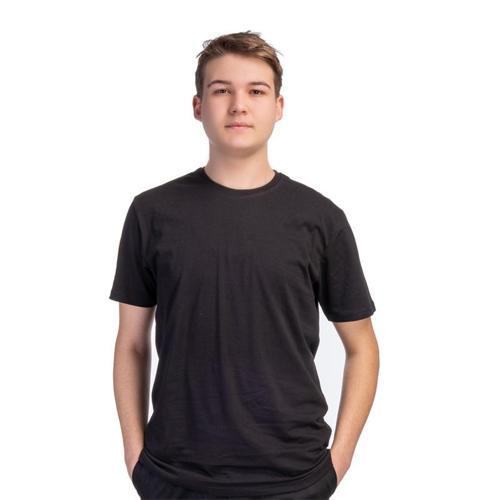 Bisiklet Yaka Süprem Tişört Siyah