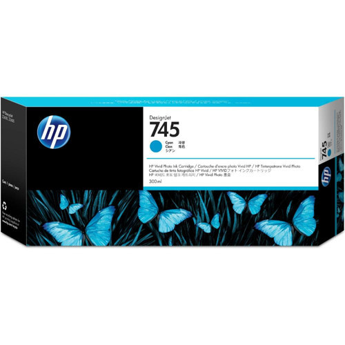 F9K03A (745) Cyan 300 Ml Genıs Format Murekkep Kartusu
