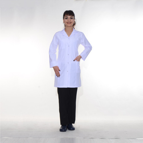 Bayan Dr. Önlük Apaj Yaka Çıtçıtlı