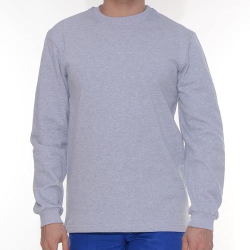 Bisiklet Yaka Gri Sweatshirt