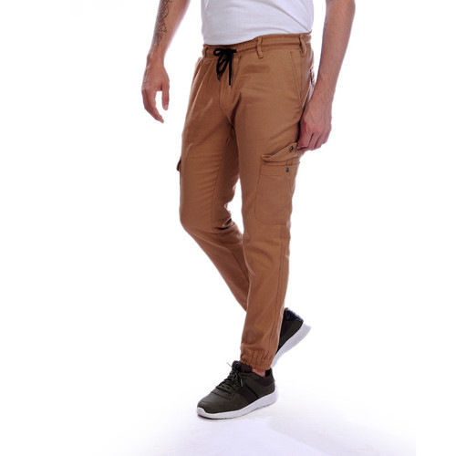 Kargo Cepli Jogger İş Pantolonu Camel
