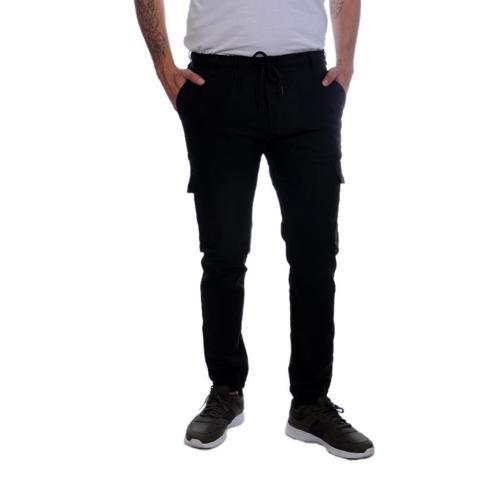 Kargo Cepli Jogger İş Pantolon Siyah