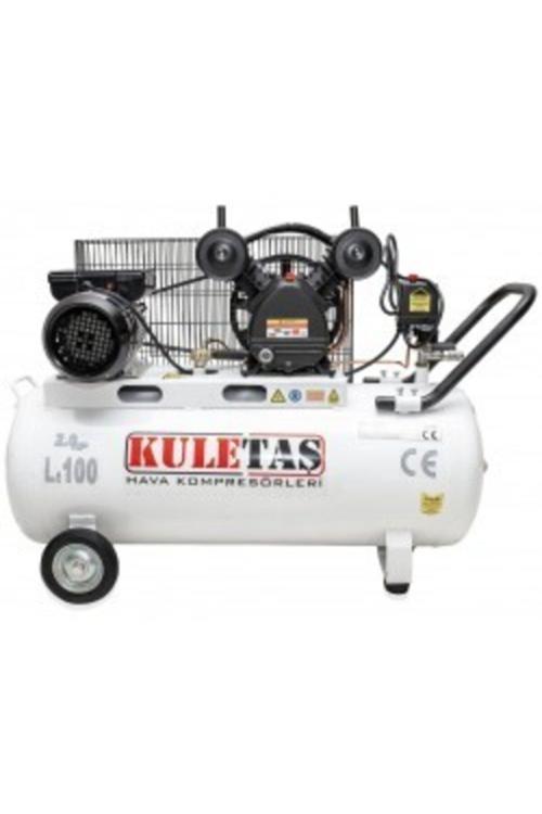 Hava Kompresör Yağlı Monofaze 2Hp 100Lt Çift Kafa
