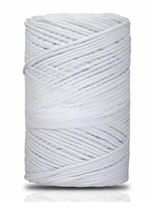 Pamuk Makrome 2 mm Beyaz