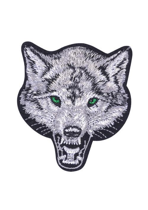 Aplike Ütü İle Yapışan Kurt Yeşilgöz Arma 7x6 cm