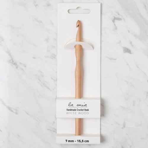 La Mia Whitewood 7 mm 15.5 cm Ahşap Yün Tığ