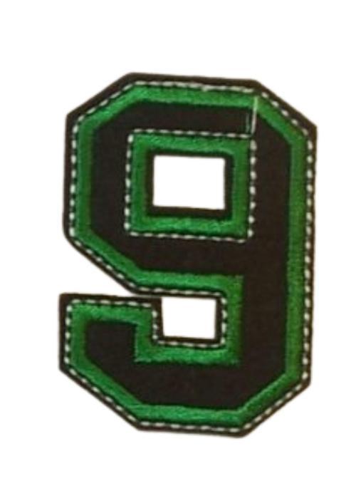 Aplike Ütü İle Yapışan 9 Rakamı Arma 4x5 cm