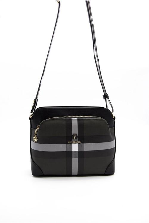 Kadın  364-35984 SILVER POLO ÇAPRAZ ÇANTA MK129 SİYAH-MAT SİYAH