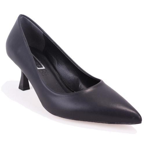 DZA07-388499 Siyah Stiletto Topuklu Kadın Ayakkabı