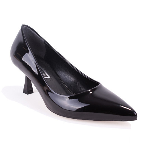 DZA07-388499 Siyah Rugan Stiletto Topuklu Kadın Ayakkabı