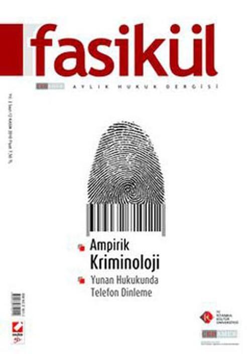 Fasikül Hukuk Dergisi - Sayı 12