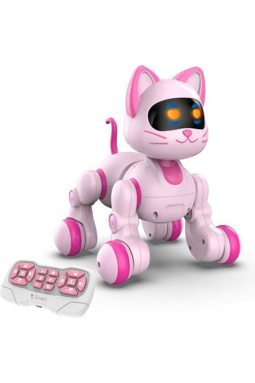 Sem Oyuncak Oyuncak Uzaktan Kumandalı Sesli Işıklı Akıllı Robot Kedi