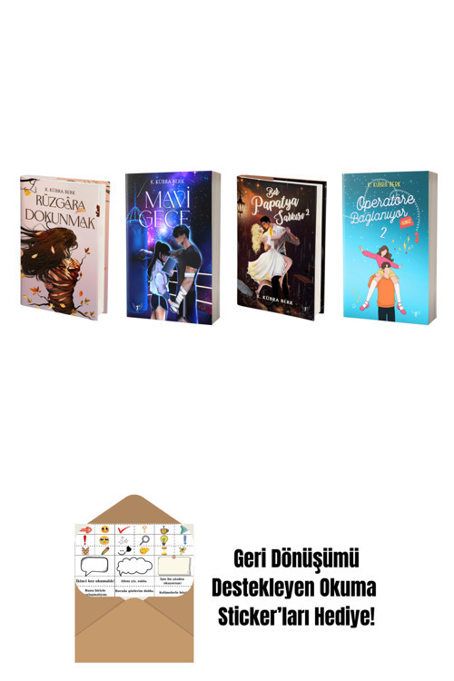 Artemis Yayınları K. Kübra Berk 4 Kitap Set + Okuma Sticker'Ları