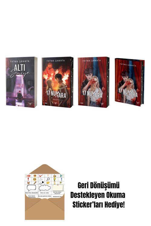 Artemis Yayınları Fatma Şamata 4 Kitap Set + Okuma Sticker'Ları