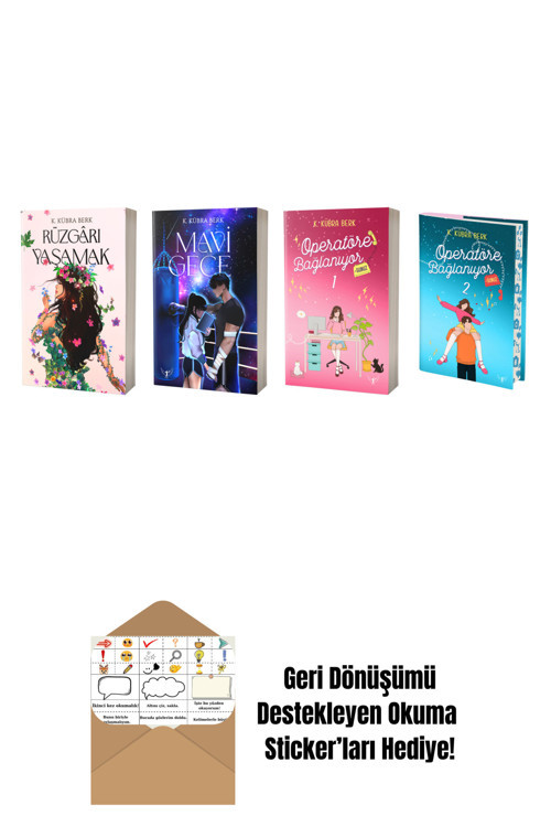 Artemis Yayınları K. Kübra Berk 4 Kitap Set + Okuma Sticker'Ları