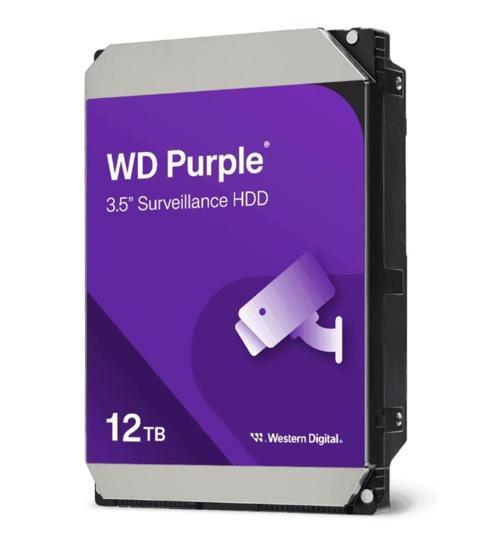 Purple Pro 12TB 7200rpm 256MB Sata3 7/24 Güvenlik 3.5" Harddisk (WD121PURP)