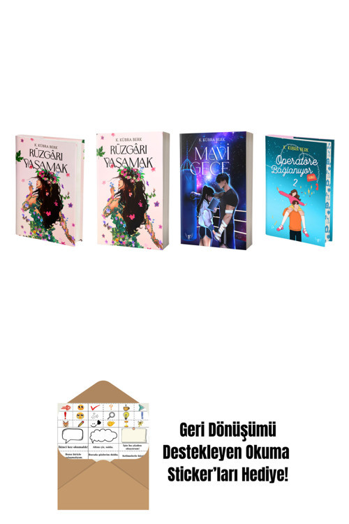 Artemis Yayınları K. Kübra Berk 4 Kitap Set + Okuma Sticker'Ları